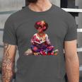 Educated Melanin Queen Afro Women Reading Book History Unisex Jersey T-Shirt Educated Melanin Queen Afro Women Reading Book History Unisex Jersey T-Shirt