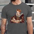 Elizabeth I Reading A Book Unisex Jersey T-Shirt Elizabeth I Reading A Book Unisex Jersey T-Shirt
