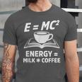 EMC2 Energy Milk x Coffee Science Book Math Lover Unisex Jersey T-Shirt EMC2 Energy Milk x Coffee Science Book Math Lover Unisex Jersey T-Shirt