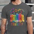 Equality Book LGBTQ Wildflowers Equal Rights Gay Kindness Unisex Jersey T-Shirt