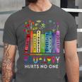 Equality Hurts No One Book Flower Rainbow Pride Month LGBTQ Unisex Jersey T-Shirt Equality Hurts No One Book Flower Rainbow Pride Month LGBTQ Unisex Jersey T-Shirt