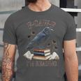 F-CAW-F Crow Book Lover Reader Gothic Humor Unisex Jersey T-Shirt F-CAW-F Crow Book Lover Reader Gothic Humor Unisex Jersey T-Shirt