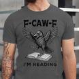 F-Caw-F Crow Book Lovers Vintage Bookish Bird Unisex Jersey T-Shirt F-Caw-F Crow Book Lovers Vintage Bookish Bird Unisex Jersey T-Shirt