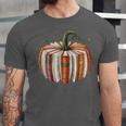 Fall Book Pumpkin Halloween Teacher Librarian Thanksgiving Unisex Jersey T-Shirt