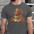 Fall Book Vintage Turkey Thanksgiving Reading Book Lovers Unisex Jersey T-Shirt Fall Book Vintage Turkey Thanksgiving Reading Book Lovers Unisex Jersey T-Shirt