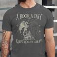 Fantasy Book Club Dragon Reader Book A Day Keep Reality Away Unisex Jersey T-Shirt Fantasy Book Club Dragon Reader Book A Day Keep Reality Away Unisex Jersey T-Shirt