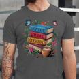 Fantasy Drama Tragedy Books Subtle Reader Librarian Flower Unisex Jersey T-Shirt Fantasy Drama Tragedy Books Subtle Reader Librarian Flower Unisex Jersey T-Shirt