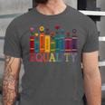 Floral Flower Book Equality Human Rights Women's Rights Unisex Jersey T-Shirt