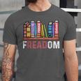 Freadom Anti Ban Books Freedom To Read Book Lover Reading Unisex Jersey T-Shirt Freadom Anti Ban Books Freedom To Read Book Lover Reading Unisex Jersey T-Shirt