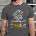 Freadom Freedom Read Banned Books Librarians Unisex Jersey T-Shirt Freadom Freedom Read Banned Books Librarians Unisex Jersey T-Shirt