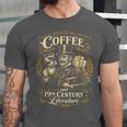 Fueled By Coffee And 19th Century Literature Book Tee Unisex Jersey T-Shirt