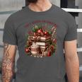 Fully Booked For Christmas Cozy Holiday Books Winter Reading Unisex Jersey T-Shirt Fully Booked For Christmas Cozy Holiday Books Winter Reading Unisex Jersey T-Shirt