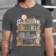Ghost Book Reading Books Lover Teacher Happy Halloween Unisex Jersey T-Shirt Ghost Book Reading Books Lover Teacher Happy Halloween Unisex Jersey T-Shirt
