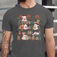 Ghost Christmas Reading Book Lover Library Christmas Teacher Unisex Jersey T-Shirt Ghost Christmas Reading Book Lover Library Christmas Teacher Unisex Jersey T-Shirt