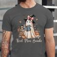 Ghost Reading Book Coquette Bow Halloween Girl Kid Teacher Unisex Jersey T-Shirt Ghost Reading Book Coquette Bow Halloween Girl Kid Teacher Unisex Jersey T-Shirt