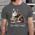 Girls Books I Do What I Want Calico Cat Lover Unisex Jersey T-Shirt Girls Books I Do What I Want Calico Cat Lover Unisex Jersey T-Shirt