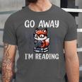 Go Away I'm Reading Book Reader Cute Fox Librarians Unisex Jersey T-Shirt Go Away I'm Reading Book Reader Cute Fox Librarians Unisex Jersey T-Shirt