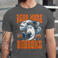 Halloween Book Lover Ghost Boo Pun Read More Boooks Unisex Jersey T-Shirt Halloween Book Lover Ghost Boo Pun Read More Boooks Unisex Jersey T-Shirt