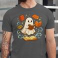 Halloween Cute Ghost Shirt Reading Books Ghost Unisex Jersey T-Shirt Halloween Cute Ghost Shirt Reading Books Ghost Unisex Jersey T-Shirt