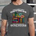 Happiness More Books Read Reading Librarian Men Women Kids Unisex Jersey T-Shirt Happiness More Books Read Reading Librarian Men Women Kids Unisex Jersey T-Shirt