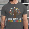 Happy 100 Days In The Books Reading Celebration Graphic Tees Unisex Jersey T-Shirt