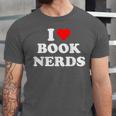 I Heart Book Nerds Book Readers Cute Unisex Jersey T-Shirt