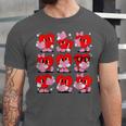 Heart Reading Books Valentine Teacher Boys Girls Book Lover Unisex Jersey T-Shirt