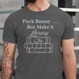 Hockey Romance Book Lover Puck Bunny But Make It Literary Unisex Jersey T-Shirt Hockey Romance Book Lover Puck Bunny But Make It Literary Unisex Jersey T-Shirt