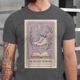 Hockey Romance Tarot Card Books Reader Cozy Reading Unisex Jersey T-Shirt