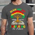 Honoring Past Inspiring Future History Month Book Tree Unisex Jersey T-Shirt