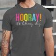 Hooray It's Library Day Teacher Reader Books Back To School Unisex Jersey T-Shirt Hooray It's Library Day Teacher Reader Books Back To School Unisex Jersey T-Shirt