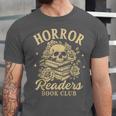 Horror Reading Spooky Vibes Bookish Horror Readers Book Club Unisex Jersey T-Shirt Horror Reading Spooky Vibes Bookish Horror Readers Book Club Unisex Jersey T-Shirt