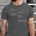 Hot Book Boyfriend Booklover Reader Fan Girl Unisex Jersey T-Shirt