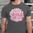 Hot Girls Read Pink Aesthetic Book Lover Reading Unisex Jersey T-Shirt
