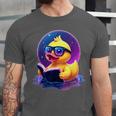 Humor Rubber Duck Reading Book Unisex Jersey T-Shirt Humor Rubber Duck Reading Book Unisex Jersey T-Shirt