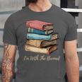 I'm With The Banned Read Banned Books Bookworm Men Women Unisex Jersey T-Shirt I'm With The Banned Read Banned Books Bookworm Men Women Unisex Jersey T-Shirt