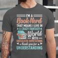 I'm a Book Nerd Bookworm Unisex Jersey T-Shirt I'm a Book Nerd Bookworm Unisex Jersey T-Shirt