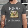 I'm Not Old Women Shirt Vintage Chic Floral Book Unisex Jersey T-Shirt I'm Not Old Women Shirt Vintage Chic Floral Book Unisex Jersey T-Shirt
