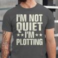 I'm Not Quiet I'm Plotting I Introvert Unisex Jersey T-Shirt I'm Not Quiet I'm Plotting I Introvert Unisex Jersey T-Shirt