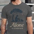 Introvert Alone Is Enough Social Battery Low Antisocial Unisex Jersey T-Shirt Introvert Alone Is Enough Social Battery Low Antisocial Unisex Jersey T-Shirt