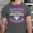 Introvert Hippie Mom Cloth Diapers Crunchy Mama Unisex Jersey T-Shirt