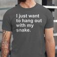Introvert Pet Snake Owner Unisex Jersey T-Shirt Introvert Pet Snake Owner Unisex Jersey T-Shirt