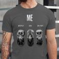 Introvert Relaxation Me Myself And Silence Skulls Unisex Jersey T-Shirt