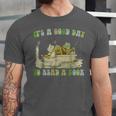 It's A Good Day To Read A Book Shirt Frog Reading Book Unisex Jersey T-Shirt It's A Good Day To Read A Book Shirt Frog Reading Book Unisex Jersey T-Shirt