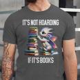 It's Not Hoarding If It's Books ShirtDragon Reading Book Unisex Jersey T-Shirt