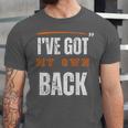 I’VE GOT MY OWN BACK INTROVERT Words On Back Unisex Jersey T-Shirt