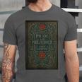 Jane Austen Pride And Prejudice Cover Mr Darcy Book Lovers Unisex Jersey T-Shirt