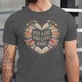 Just a Girl Who Loves Books Book Lover Librarian For Women Unisex Jersey T-Shirt Just a Girl Who Loves Books Book Lover Librarian For Women Unisex Jersey T-Shirt