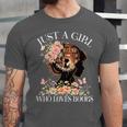 Just A Girl Who Loves Books Book Lover Reading For Women Unisex Jersey T-Shirt