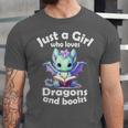 Just a Girl Who Loves Dragons And Books Dragon For Kids Unisex Jersey T-Shirt Just a Girl Who Loves Dragons And Books Dragon For Kids Unisex Jersey T-Shirt